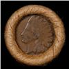 Image 2 : ***Auction Highlight*** Indian cent 1c orig McDonald's Brandt wrapper roll, 1909 end S other end (fc