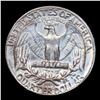 Image 3 : 1962-p Washington Quarter 25c Grades Choice Unc