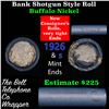 Image 1 : Buffalo Nickel Shotgun Roll in Old Bank Style 'Bell Telephone'  Wrapper 1926 & s Mint Ends