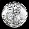 Image 2 : 1945-d Walking Liberty Half Dollar 50c Grades Select Unc