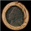 Image 3 : Mixed small cents 1c orig shotgun roll, 1919-d Wheat Cent, 1898 Indian Cent other end, Brinks Wrappe