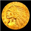 Image 2 : ***Auction Highlight*** 1909-d Gold Indian Half Eagle $5 Graded Choice+ Unc BY USCG (fc)