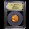 Image 4 : ***Auction Highlight*** 1909-d Gold Indian Half Eagle $5 Graded Choice+ Unc BY USCG (fc)