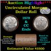 Image 1 : ***Auction Highlight*** 1879 & CC Uncirculated Morgan Dollar Shotgun Roll (fc)