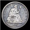 Image 2 : ***Auction Highlight*** 1857-p Seated Liberty Quarter 25c Graded ms64 PL BY SEGS (fc)
