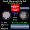 Image 1 : Buffalo Nickel Shotgun Roll in Old Bank Style 'Bell Telephone'  Wrapper 1923 & d Mint Ends