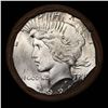 Image 2 : ***Auction Highlight*** Full solid date 1923-p Uncirculated Peace silver dollar roll, 20 coins (fc)