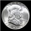 Image 2 : 1948-d Franklin Half Dollar 50c Grades Choice Unc+ FBL