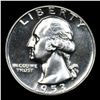 Image 2 : Proof 1953 Washington Quarter 25c Grades GEM++ Proof Cameo