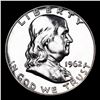 Image 2 : Proof 1962 Franklin Half Dollar 50c Grades GEM+ Proof Cameo
