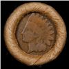 Image 2 : ***Auction Highlight*** Indian cent 1c orig McDonald's Brandt wrapper roll, 1909 end S other end (fc
