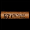Image 4 : ***Auction Highlight*** Indian cent 1c orig McDonald's Brandt wrapper roll, 1909 end S other end (fc