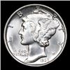 Image 2 : 1935-p Mercury Dime 10c Grades GEM++ FSB