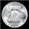 Image 3 : 1956-p Franklin Half Dollar 50c Grades Choice Unc+ FBL