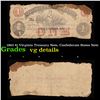 Image 1 : 1862 $1 Virginia Treasury Note, Confederate States Note Grades vg details