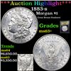 Image 1 : ***Auction Highlight*** 1883-s Morgan Dollar $1 Graded Select+ Unc By USCG (fc)