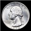 Image 2 : 1936-p Washington Quarter 25c Grades GEM+ Unc