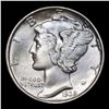 Image 2 : 1938-p Mercury Dime 10c Grades GEM+ FSB