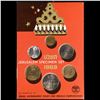 Image 3 : 1969 Coins of Israel, Jerusalem specimen in Original Mint Packaging 6 Pieces Coin Set