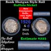 Image 1 : Buffalo Nickel Shotgun Roll in Old Bank Style 'Bell Telephone'  Wrapper 1926 & d Mint Ends