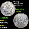 Image 1 : 1903-p Morgan Dollar $1 Grades Select Unc