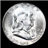 Image 2 : 1952-p Franklin Half Dollar 50c Grades Choice Unc