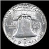 Image 3 : 1952-p Franklin Half Dollar 50c Grades Choice Unc