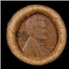Image 2 : Mixed small cents 1c orig shotgun roll, 1919-d Wheat Cent, 1888 Indian Cent other end, Brinks Wrappe