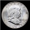 Image 2 : 1949-d Franklin Half Dollar 50c Grades Choice Unc+ FBL