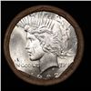 Image 2 : ***Auction Highlight*** Full solid date 1922-p Uncirculated Peace silver dollar roll, 20 coins (fc)