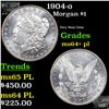 Image 1 : 1904-o Morgan Dollar $1 Grades Choice Unc+ PL