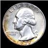 Image 2 : 1937-p Washington Quarter 25c Grades GEM Unc
