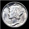 Image 2 : 1938-p Mercury Dime 10c Graded ms67 fsb BY SEGS