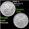 Image 1 : 1886-o Morgan Dollar $1 Grades AU, Almost Unc