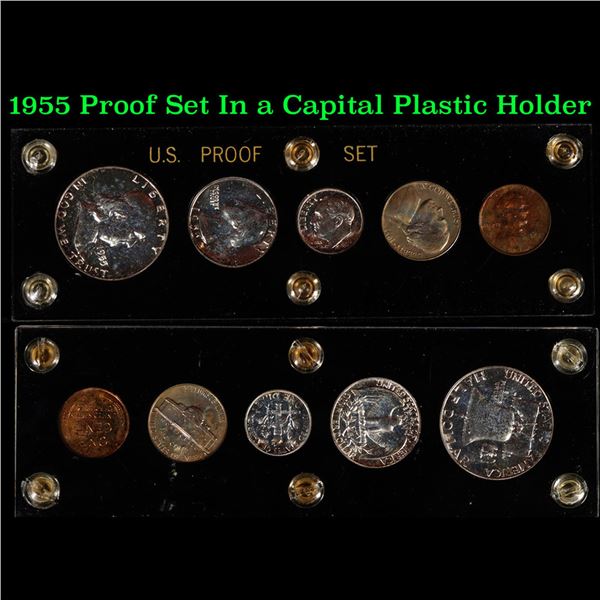 1955 Proof Set In a Plastic Holder