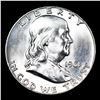 Image 2 : 1961-d Franklin Half Dollar 50c Grades GEM FBL