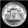 Image 3 : 1949-p Franklin Half Dollar 50c Grades Choice Unc+ FBL