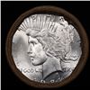 Image 2 : ***Auction Highlight*** Full solid date 1922-p Uncirculated Peace silver dollar roll, 20 coins (fc)