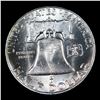 Image 3 : 1958-d Franklin Half Dollar 50c Grades Choice Unc FBL