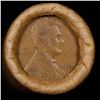 Image 2 : Mixed small cents 1c orig shotgun roll, 1919-d Wheat Cent, 1889 Indian Cent other end, Brinks Wrappe