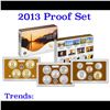 Image 1 : 2013 Mint Proof Set In Original Case! 14 Coins Inside!
