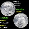 Image 1 : 1926-s Peace Dollar $1 Grades Select+ Unc
