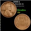 Image 1 : 1916-s Lincoln Cent 1c Grades f, fine