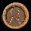 Image 2 : Mixed small cents 1c orig shotgun roll, 1918-d Wheat Cent, 1864 Indian Cent other end, Brinks Wrappe