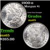 Image 1 : 1900-o Morgan Dollar $1 Grades GEM Unc