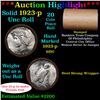 Image 1 : ***Auction Highlight*** Full solid date 1923-p Uncirculated Peace silver dollar roll, 20 coins (fc)