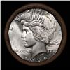 Image 2 : ***Auction Highlight*** Full solid date 1923-p Uncirculated Peace silver dollar roll, 20 coins (fc)
