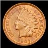 Image 2 : 1907 Indian Cent 1c Grades Select+ Unc BN