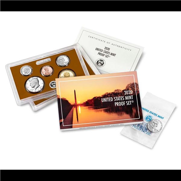 2020 Mint Proof Set In Original Case! 10 Coins Inside!