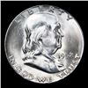 Image 2 : 1952-s Franklin Half Dollar 50c Grades Select Unc